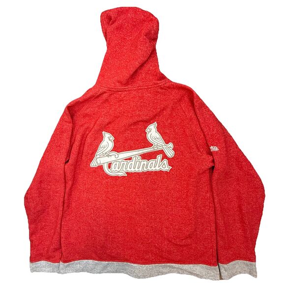 St. Louis Cardinals Stitches Men's Zip Up Jacket Size Large Large Back Logo - Picture 7 of 12